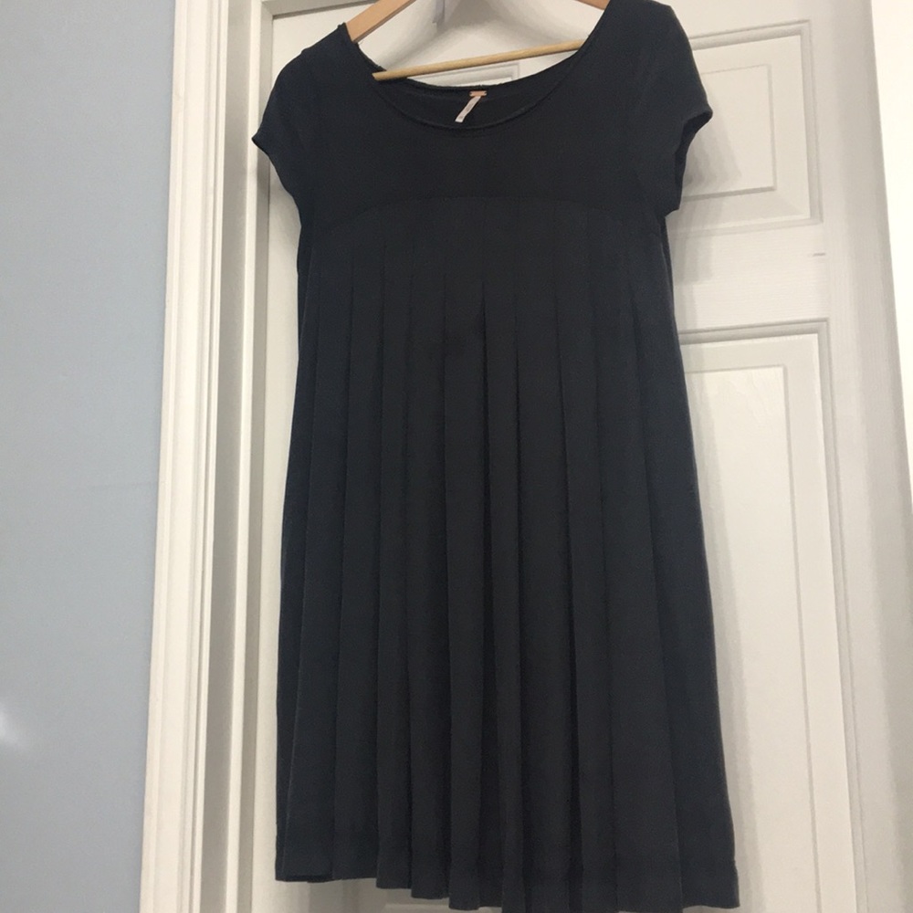 Grey Free People Swing Dress
